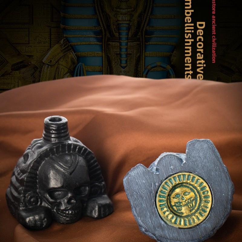 Authentic Aztec Whistle Decompression Ghost Aztec Death Whistle Thunder Echo Ancient Warrior, Unique Cultural Instrument