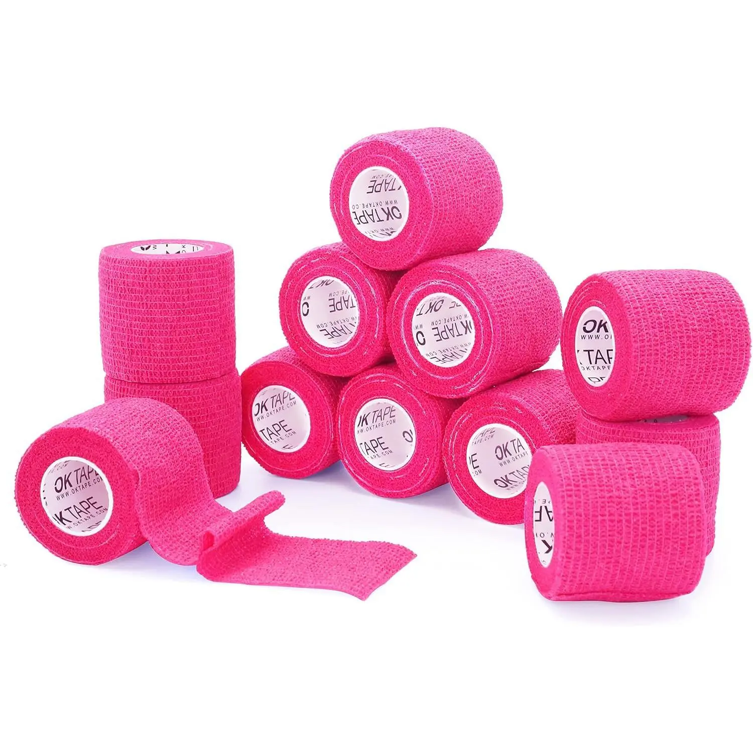 Self Adherent Cohesive Bandages Wrap 12Packs 2" x 5 Yards