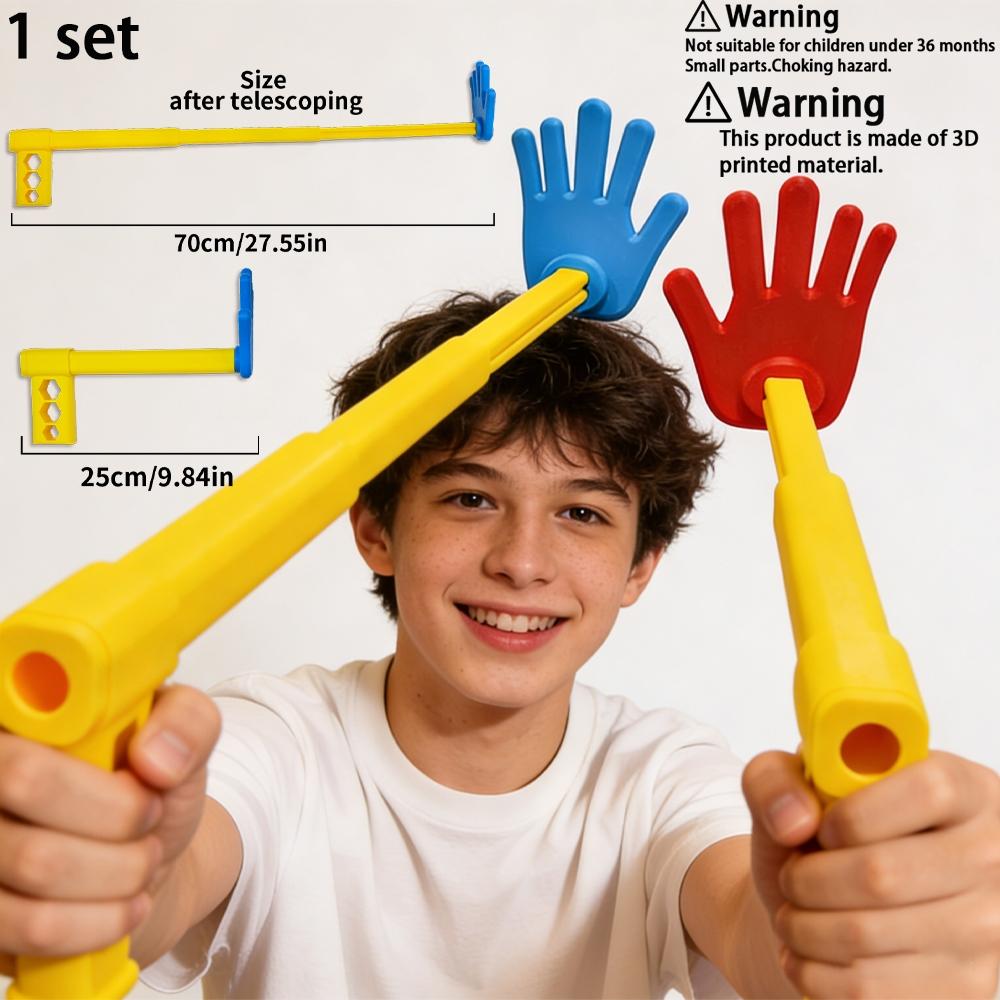 2026 Popular Horror Monster Game Series  3D Printed  Grab Pack Telescopic Hand Prop, 3 Sizes Stretchable Palm Cosplay Accessory for Game Player Model Toy Horror Props Cosplayand Halloween Costume Accessory Game Collectible