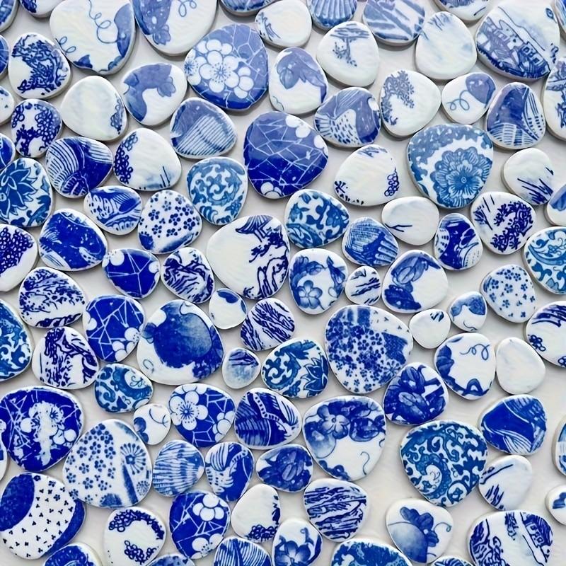200g/7.05oz DIY Mosaic Stone Tiles, Oriental Style, Multiple Craft Styles, Creative Designs, Home Wall Decor, Outdoor Garden Steps, DIY Crafts Material
