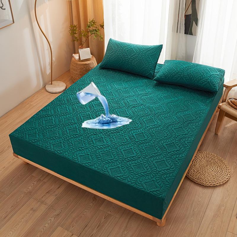 Waterproof Mattress Cover, Deep Pocket 30cm, Soft Comfortable Breathable, Ideal for Bedroom, Guest Room, Apartment, School