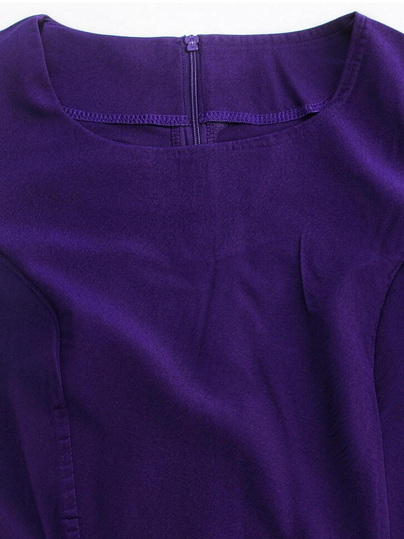 Women's Fashion Sleeveless Bodycon Dress, Elegant Round Neck Three-Layer Ruffle Fish Tail Party Gown, Stylish Evening Wear