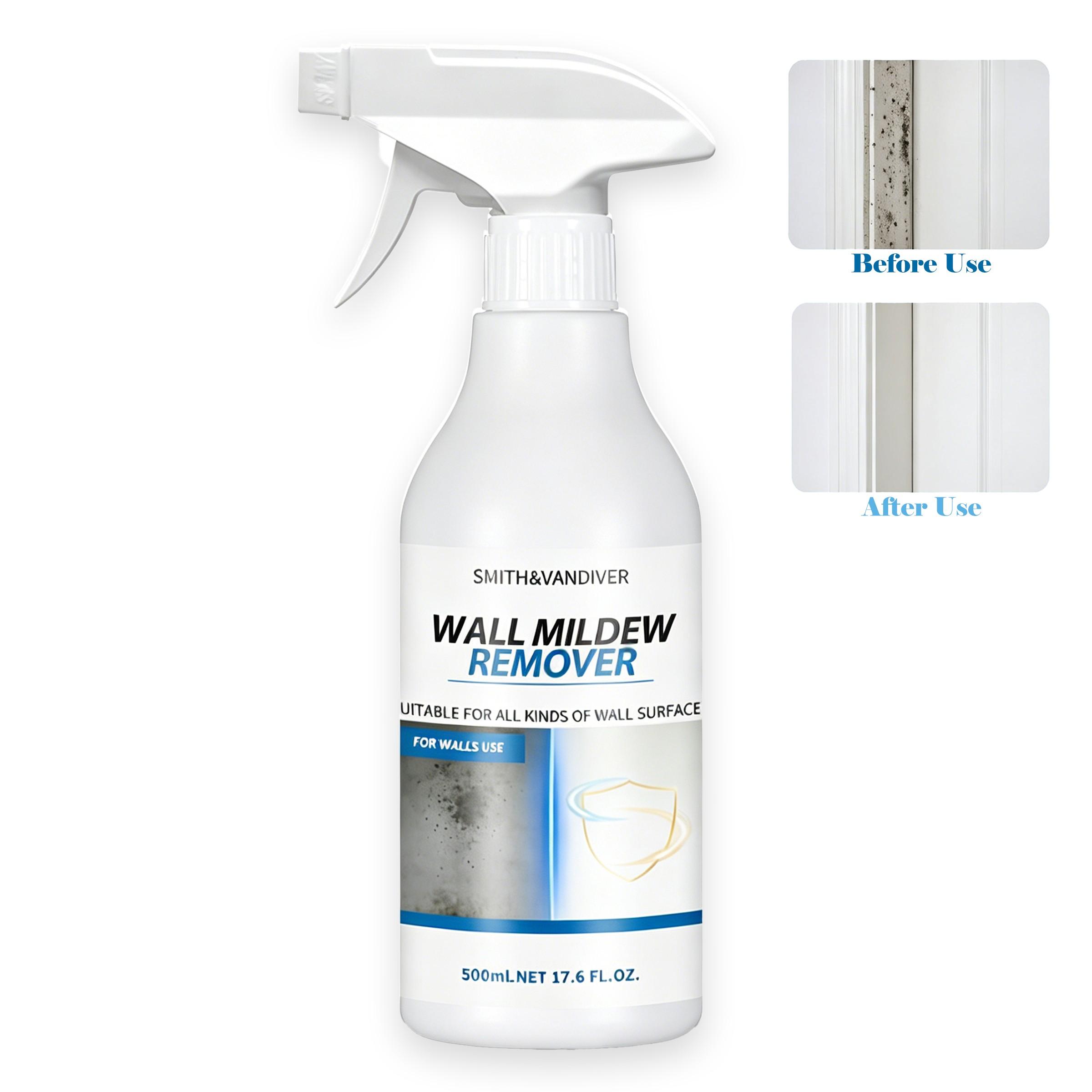 Mold Removal Spray (500ml), Mold Stain Remover, Household Cleaner, Home cleaning products, Rapidly eliminates mold and inhibits recurrence, Features germ-killing and dust mite-eliminating formula