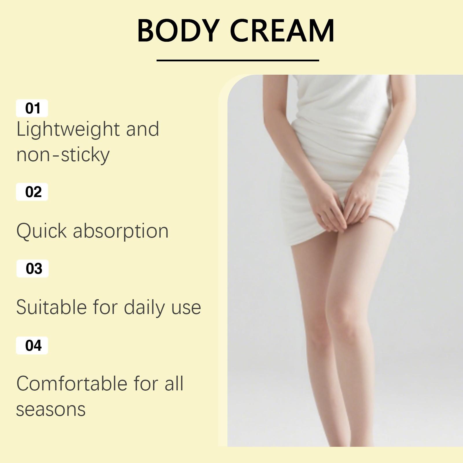 Peach Mami Firming Body Cream, Caffeine & Hyaluronic Acid for Smooth, Glowing, Hydrating Skin, Moisturizing & Nourishing Formula, Body Care