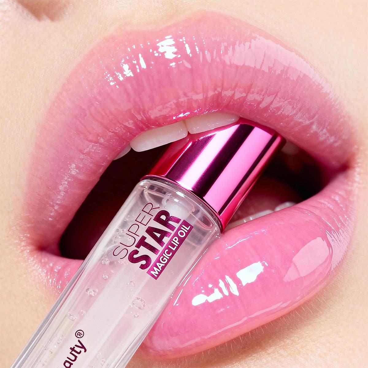 1pc Color-Changing Lip Gloss, Long-Lasting Waterproof Lip Oil, Moisturizing Lipstick, Perfect for All Light Skin Tones, Valentine's Day Gift