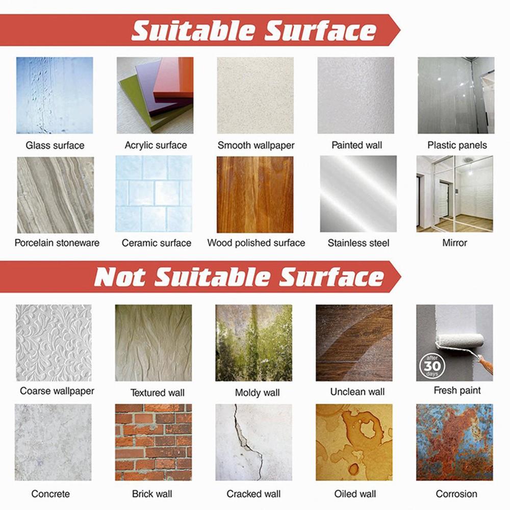 French Bathroom Door Wall Sticker, Flat Sticker for Shower Room, Home Decor Item, Universal Use, No Ca Prop 65, Ideal for Doors