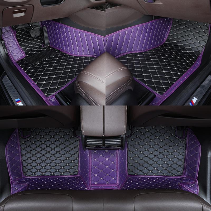 LHD PU Leather Car Floor Mats For Camaro 2010~2015 Carpets Rug Foot Pads interior Accessories detachable specialized leather mats, waterproof and thickened easy-to-clean mats, dirt-proof protection for car interior items, not for sale in the UK