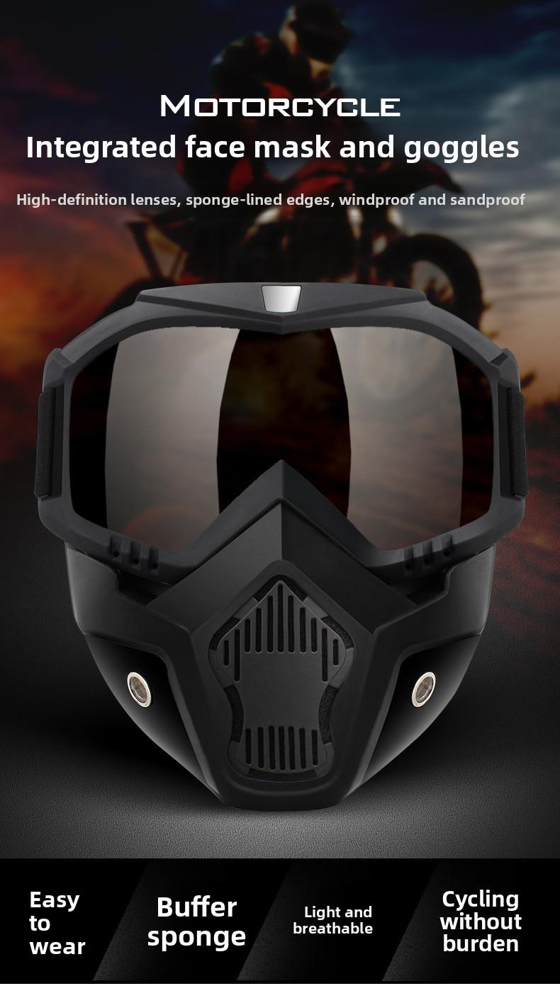 Welding protective mask, anti-splash, anti-glare, heat-insulating, anti-fog, labor protection, construction site work goggles, breathable hole mask