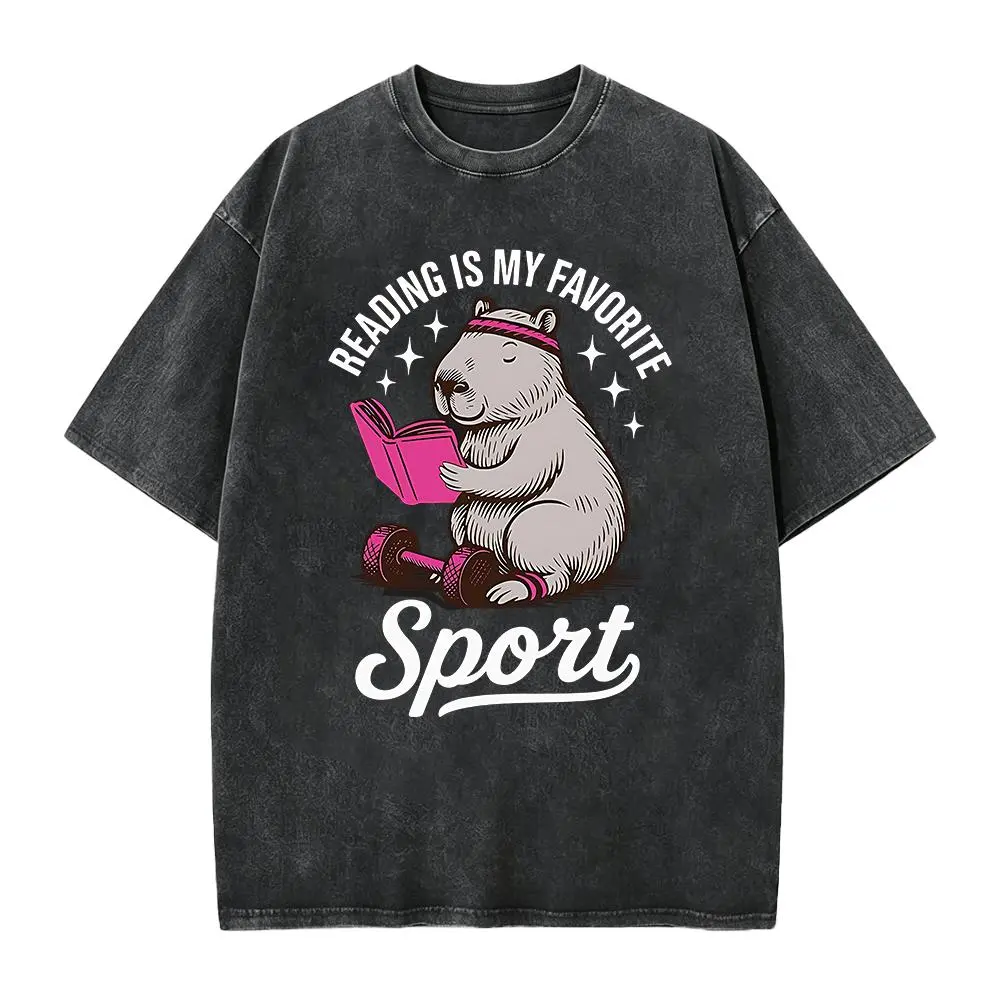 Reading is My Favorite Sport Shirt, Retro Book Lover Graphic Tee, Cozy Reader Shirt for Women, Librarian Shirt Literary Gift