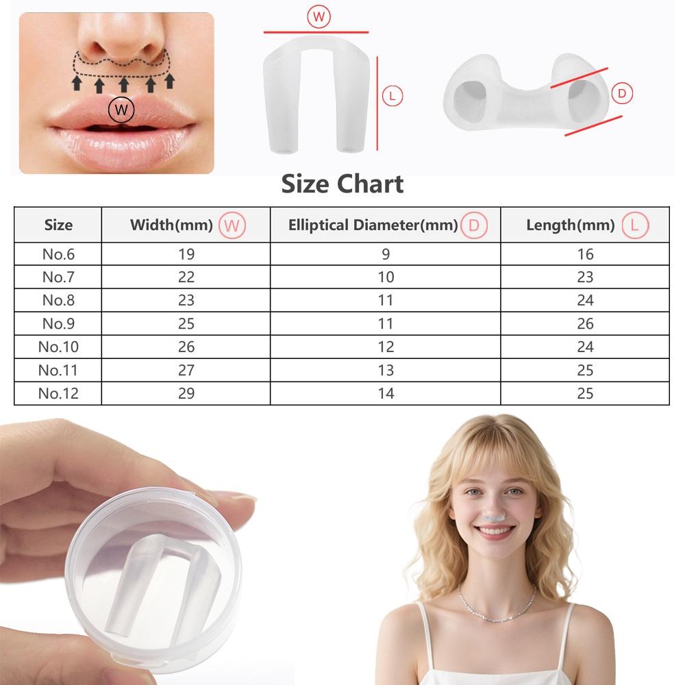Nostril Retainer,Nose Clip for Rhinoplasty Recovery , Nose Retainer for Surgery ,Nose Shaper & Support Device , Silicone , Post-Surgery Nostril Shaping & Recovery Aid,7 Sizes