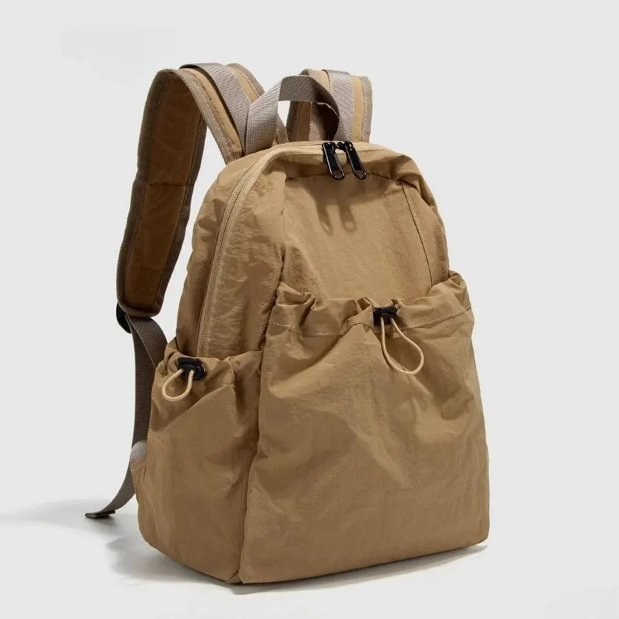 Men's Fashion Waterproof Fabric Backpack - Casual, Lightweight, Large Storage Daypack for School/Travel Outdoor Sports Daily Use