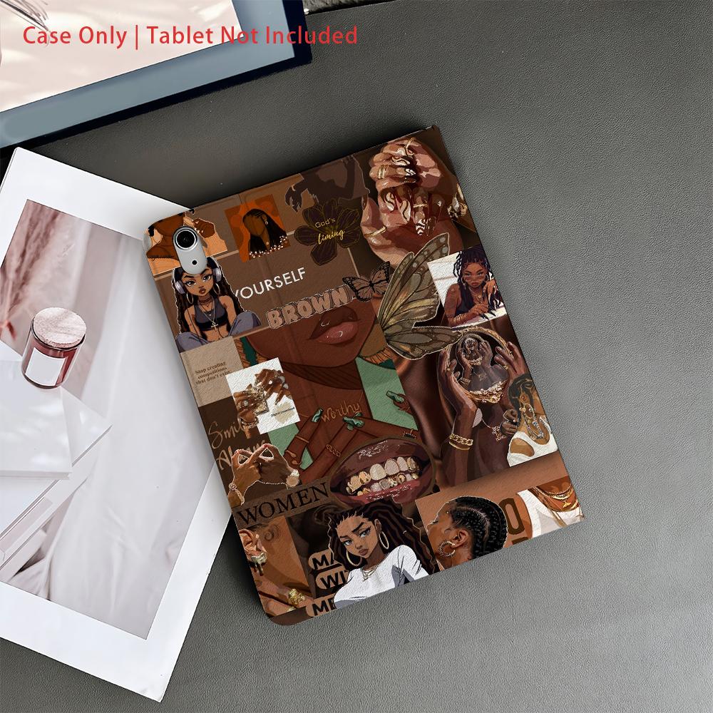 Case for ipad,A book-style tablet case, Tablet Protective Cover compatible with ipad 10th generation,for iPad Air(M2)/for iPad Pro(M4)/air4/5/6/pro10.5/2022/2021/2024/12.9/mini7/2019/,air m3/a16 2025, Tablet Accessories