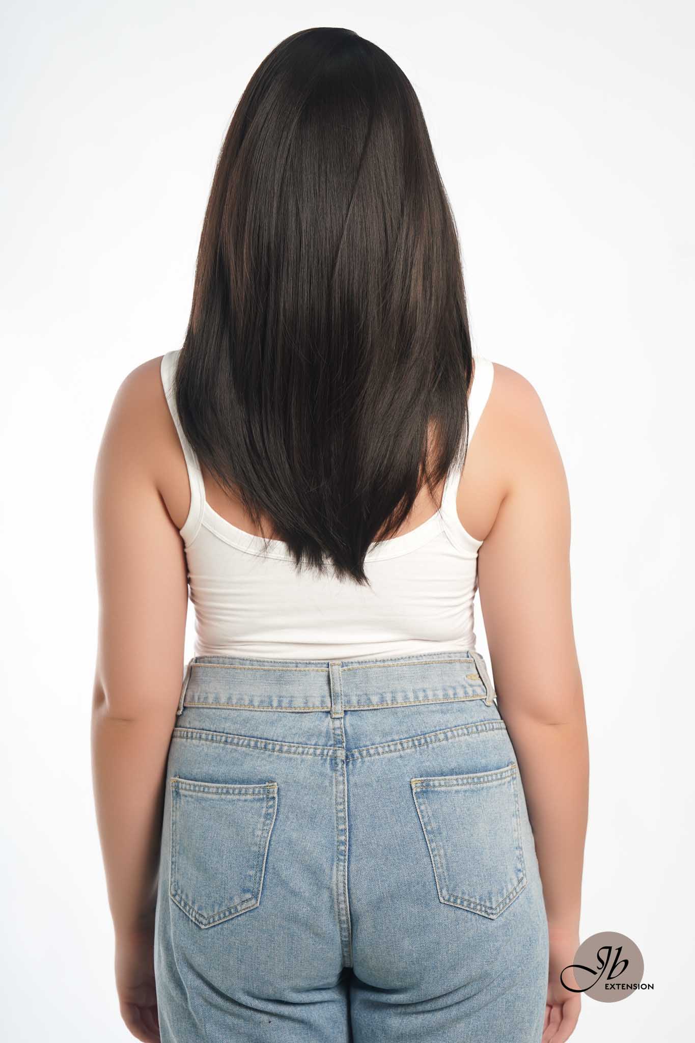 JBEXTENSION 20 Inches Scalpiana 3.5X4 Hard Silky Top Natural Scalp Effect Wig With Bangs LILA JBEXTENSION 20 Inches Scalpiana 3.5X4 Hard Silky Top Natural Scalp Effect Wig With Bangs LILA