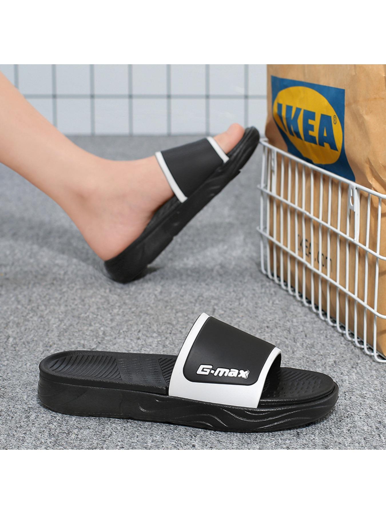 Men 's slippers, indoor and outdoor leisure slippers, outdoor leisure fashion beach slippers, color simple slippers