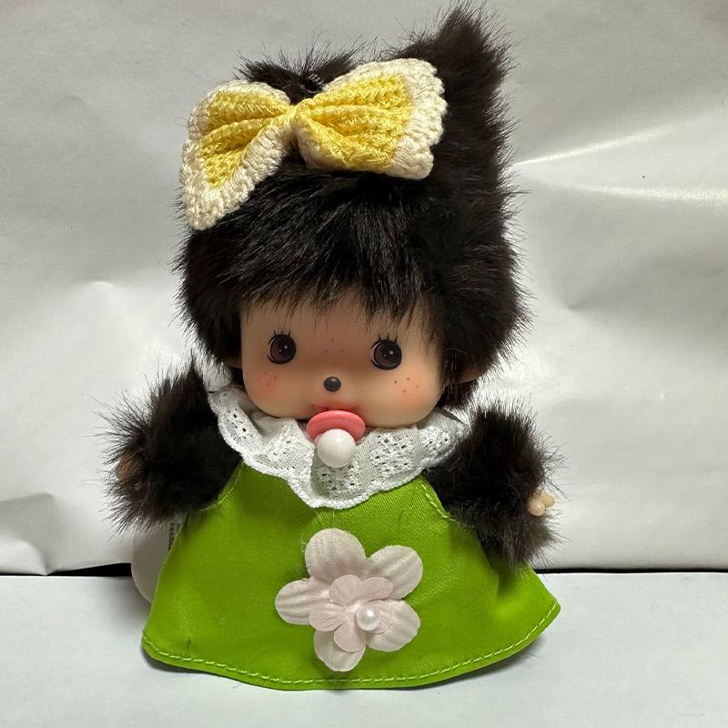 15cm DIY Monkey Dress Up Doll Simulated Plush Animal Kawaii Pendant Cute Schoolbag Accessories Christmas Children’s Gift