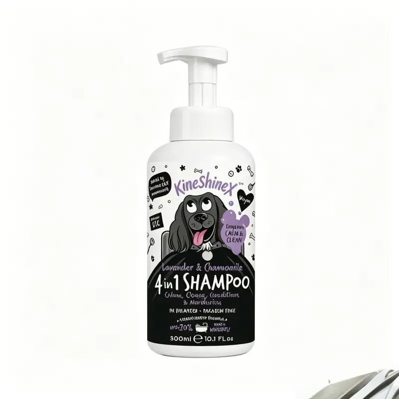 Kineshinex Pet Dog Cat Whitening Shampoo, Gentle Cleansing Formula, Safe for Dogs & Cats, Ideal for Daily Bath Time, Easy to Use