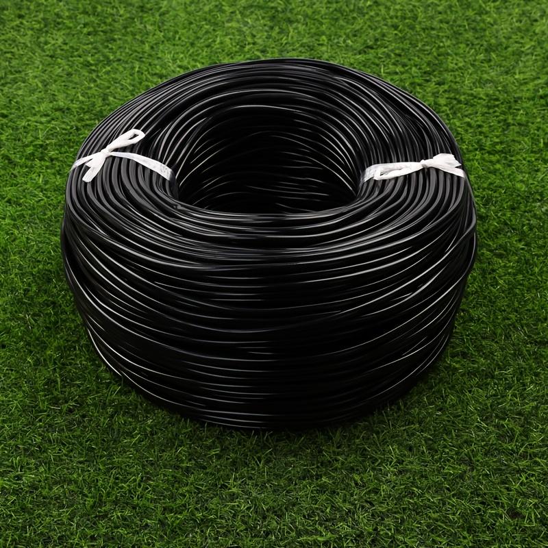 1 package of 50-200ft 1/4 inch drip irrigation pipe blank distribution pipe drip irrigation hose garden watering pipeline, suitable for garden irrigation system. Flexible Water Hose