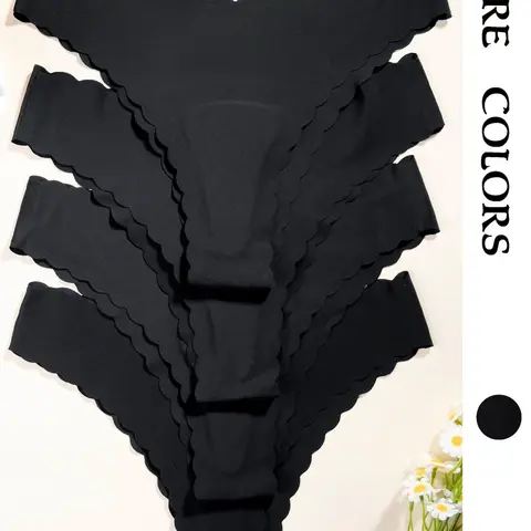【Black Friday】Women's Camel-Toe-Resistant Seamless Panties with Sandwich-Style 3-Layer Insert, Breathable Low-Rise Solid-Color Underwear for Yoga, Gym, and Everyday Wear