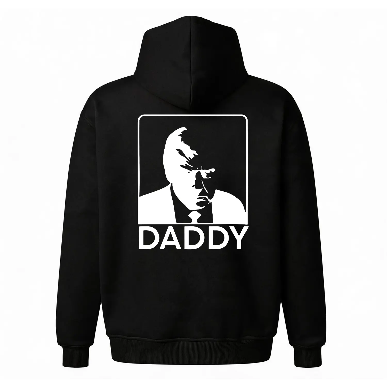 Y2K Hoodie Retro 90s Style Graphic Hoodie, Trump Daddy Streetwear Hoodie. Unisex Oversized Baggy Fleece Hoodie, Cozy Comfortable Life Hoodie & Casual Loungewear. Cheap Everyday Wear, Versatile Comfy Outfit Birthday Gift Hoodie for Him/Her.