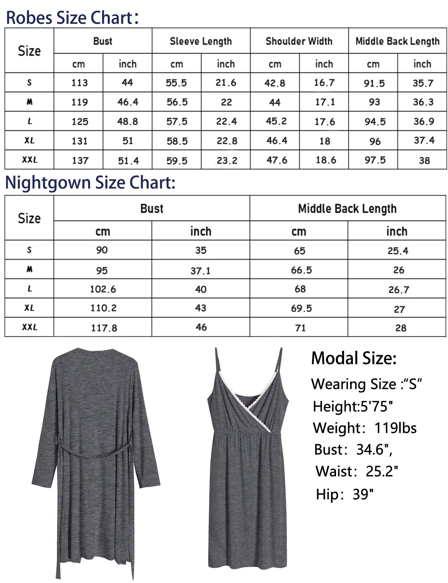 Womens Maternity Robe 2 Piece Nursing Nightgown for Breastfeeding 3 in 1 Labor Delivery Nursing Dress Lace Bathrobe Machine Washable Pregnant Sleepwear Belt Closure Mom Pregnancy Womens Maternity Robe 2 Piece Nursing Nightgown for Breastfeeding 3 in 1 Labor Delivery Nursing Dress Lace Bathrobe Machine Washable Pregnant Sleepwear Belt Closure Mom Pregnancy