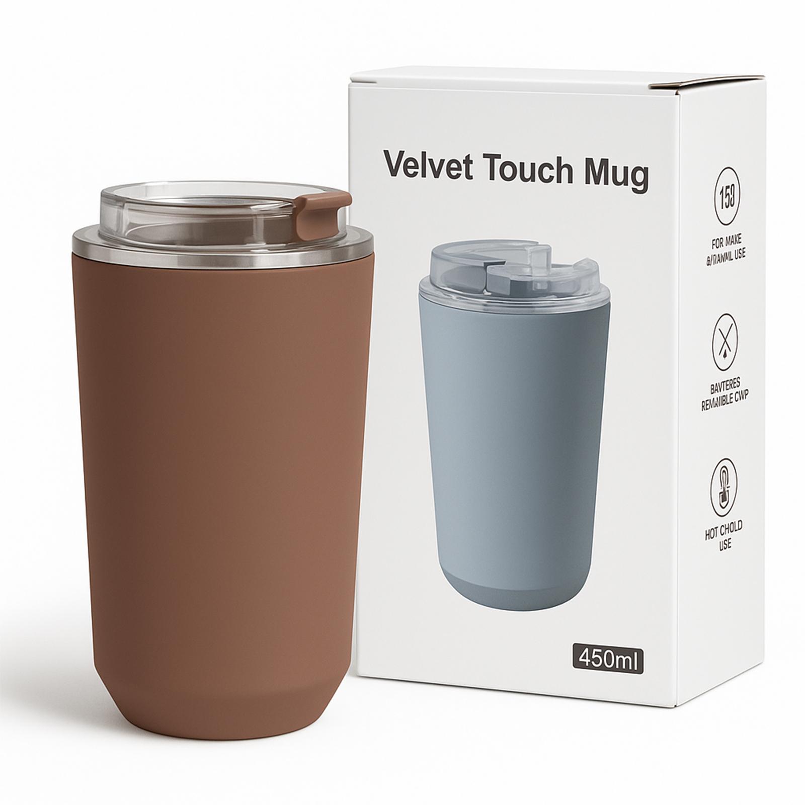 1Pc 15oz Double Wall Stainless Steel Vacuum Insulated Mug, Tumbler with Lid, Matte Finish Thermal Cup, Keep Hot 6H/Cold 12H, Compact Leak-Proof Insulated Cup for Coffee Tea, Great for Office/Commute/Travel/Home Use, Unique Gift, Minimalist Style