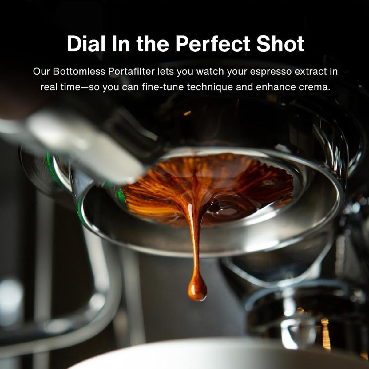 51mm Bottomless Portafilter 3 Ears, Yprofessional Espresso Portafilter for De-Longhi Ec680, Ec685 & Ec885, Stainless Steel Basket and Wood Handle, Coffee Equipment, Espresso Accessories, Espresso Tools