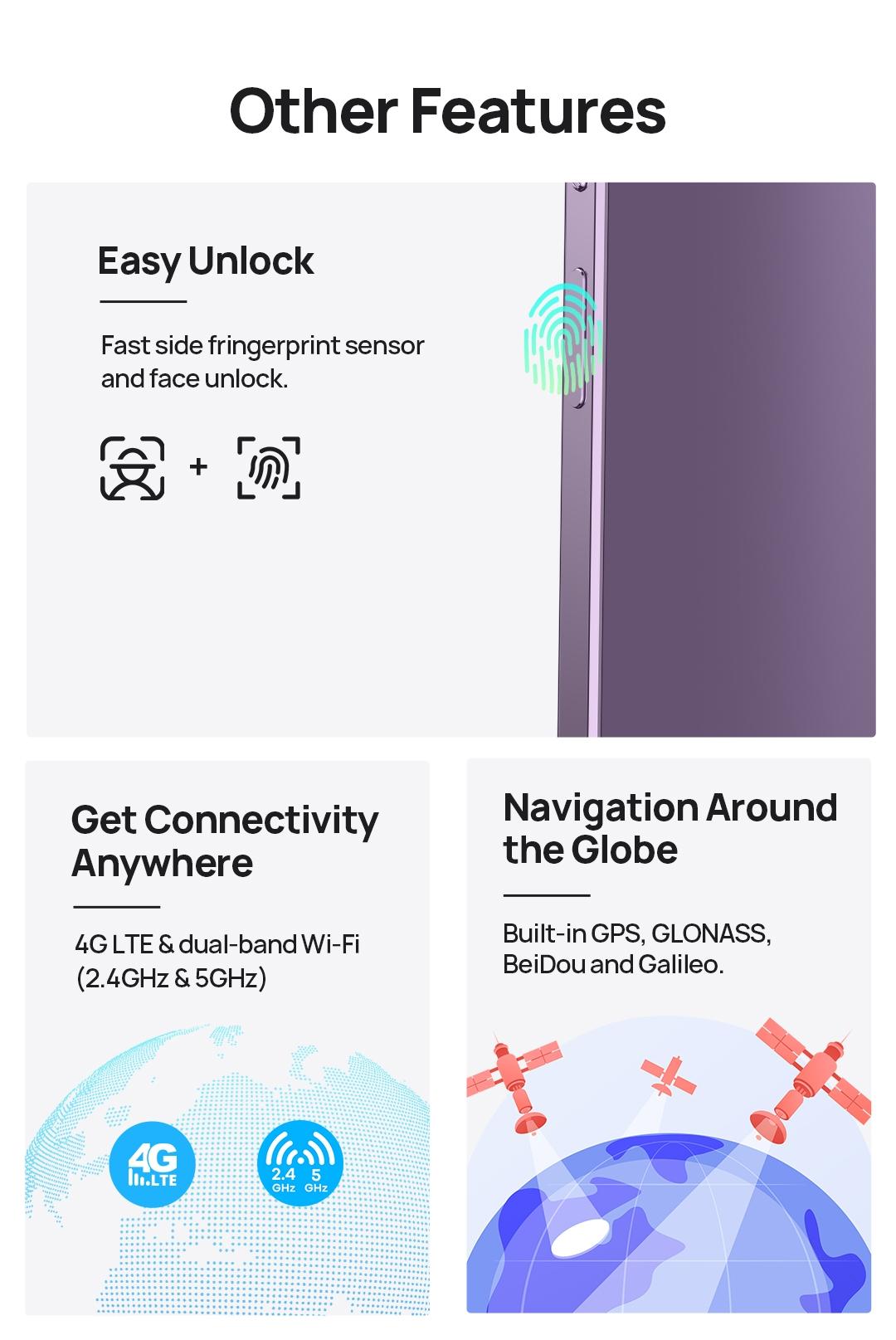 Ulefone Note 16 Pro,  Unlocked Cell Phone, Android 13, Octa-core 16GB + 512GB, 6.52" Screen Phones Unlocked, 50MP Dual Camera, 4400mAh Battery, Dual 4G, Fingerprint Unlock, OTG