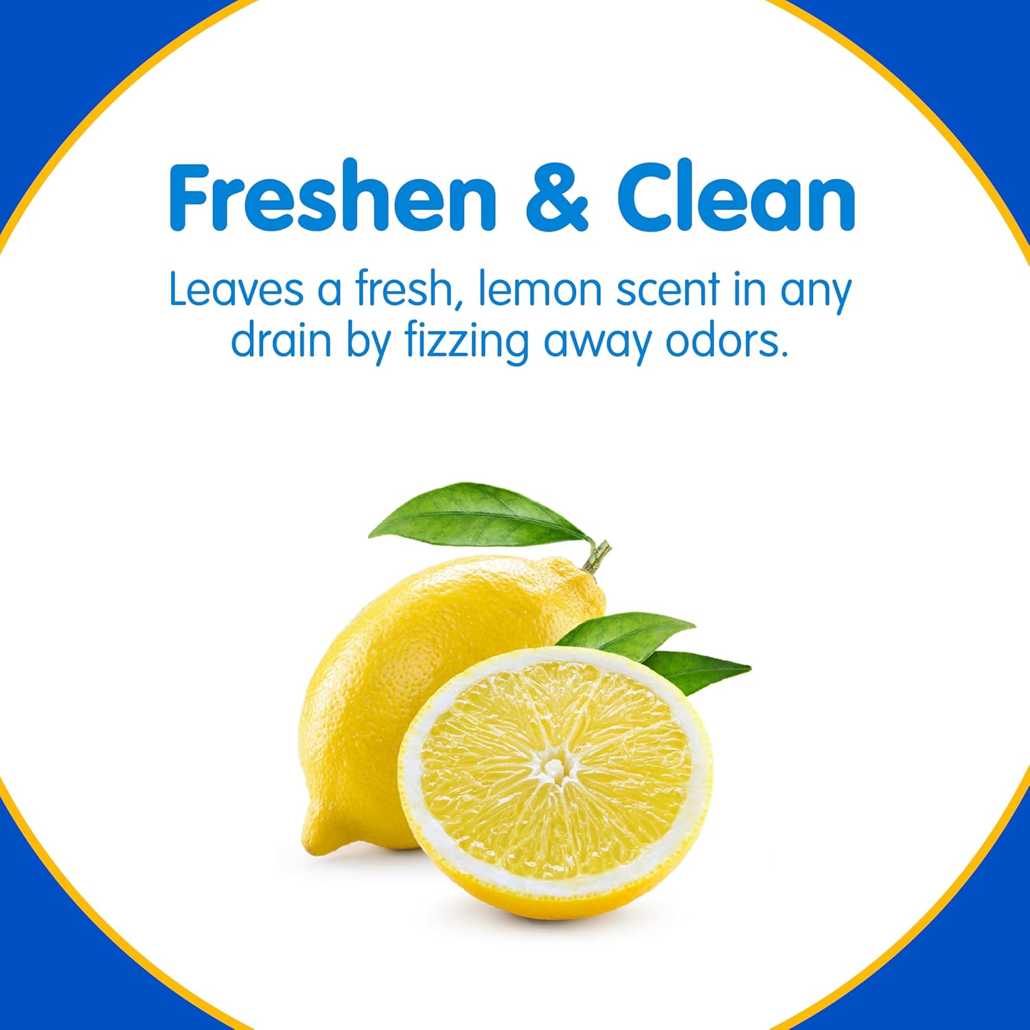 Fizzy Drain Freshener and Cleaner, Prevents Clogs and Removes Odors in Household Sinks,  Scent, 6-Pack