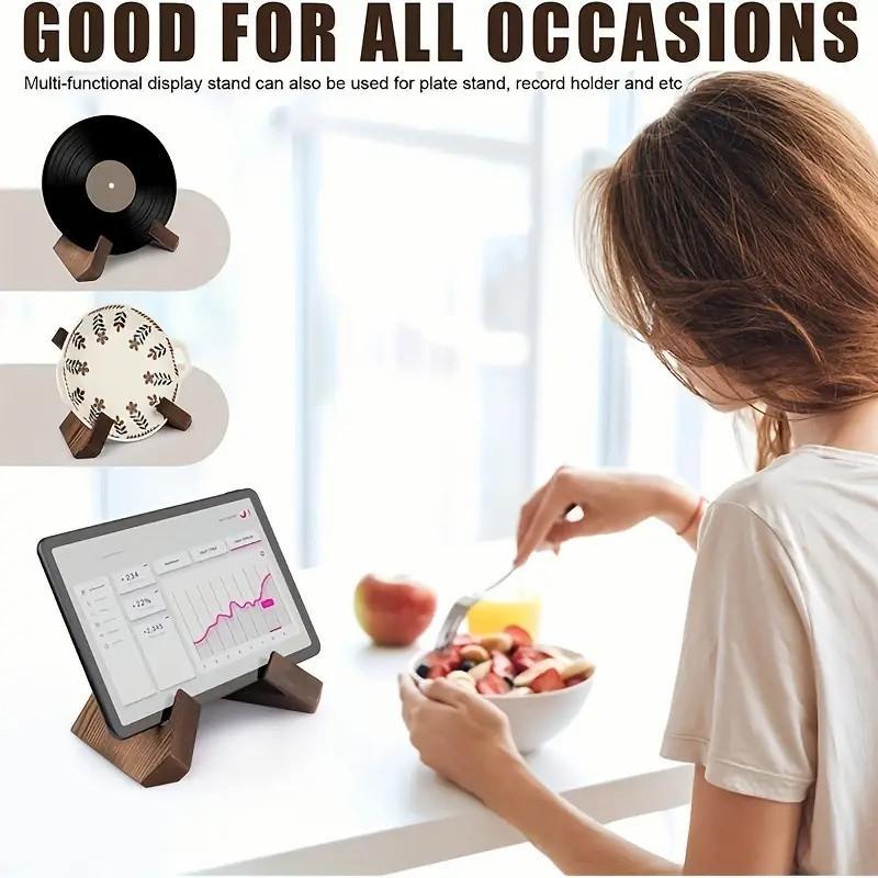 Solid Wood Multi-Functional Display Rack, Display Holder, Full Solid Wood Material, Adjustable Hanging Desktop, Kitchen Storage, Desk Reading Stand