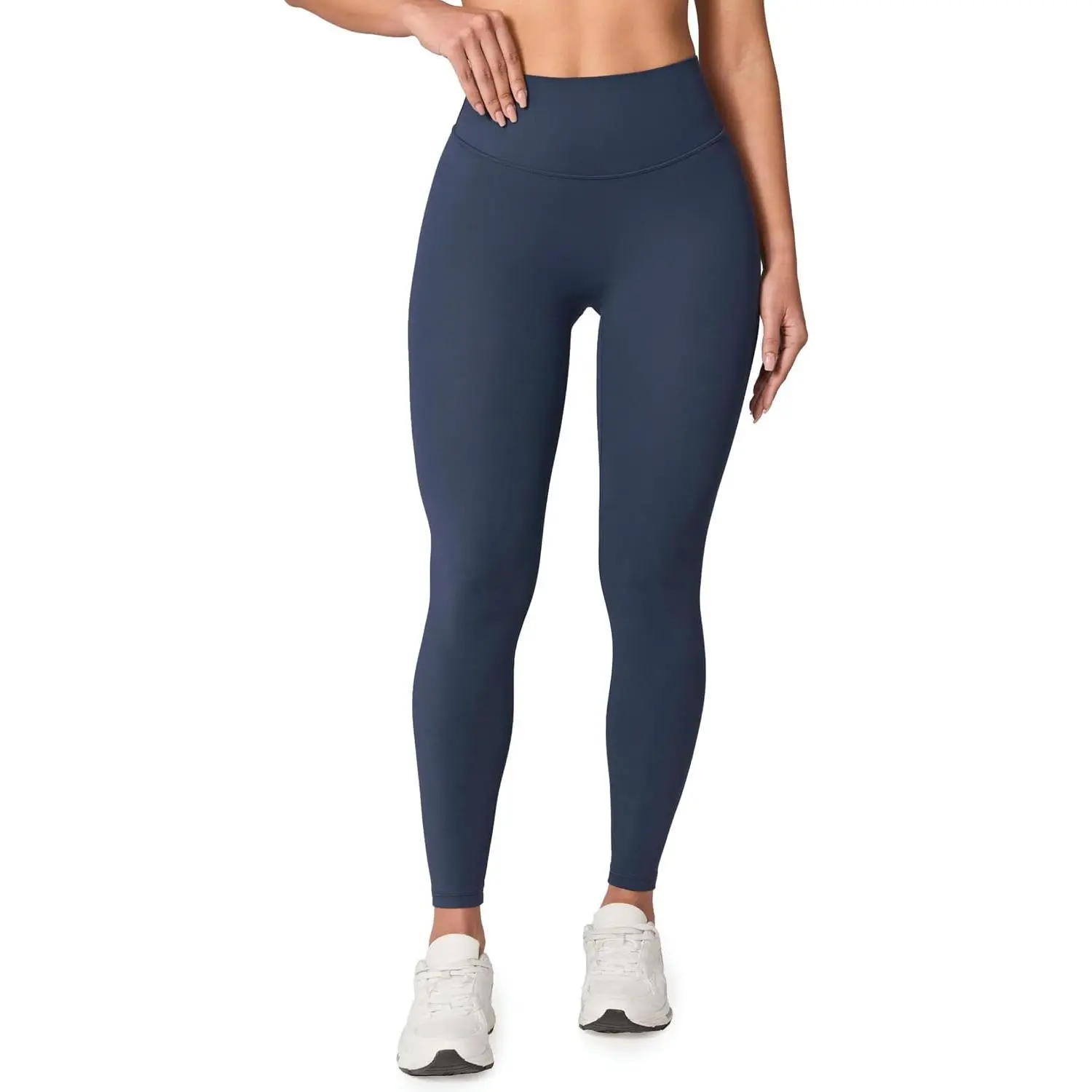 Hugluxe No Front Seam Yoga Leggings 25" | High Waisted, Subtle Glute Separation, Gentle Compression, Buttery Soft, Women's Yoga Pants