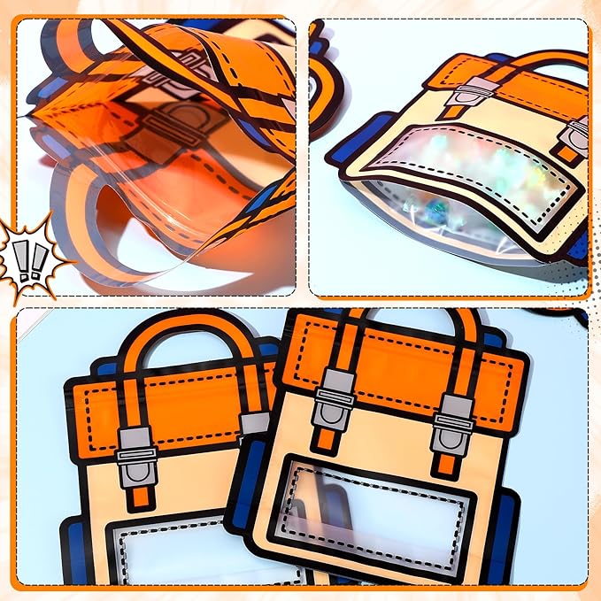 40/100 Pcs Back to School Cartoon Backpack Goodies Bags Snack Bags Candy Bags Plastic Gift Bags with Handle Transparent Window Treat Bags for Teacher Student Women,School Classroom Supplies,Birthday Party kindergarten Vibrant Orange Celebrations Gift 40/100 Pcs Back to School Cartoon Backpack Goodies Bags Snack Bags Candy Bags Plastic Gift Bags with Handle Transparent Window Treat Bags for Teacher Student Women,School Classroom Supplies,Birthday Party kindergarten Vibrant Orange Celebrations Gift