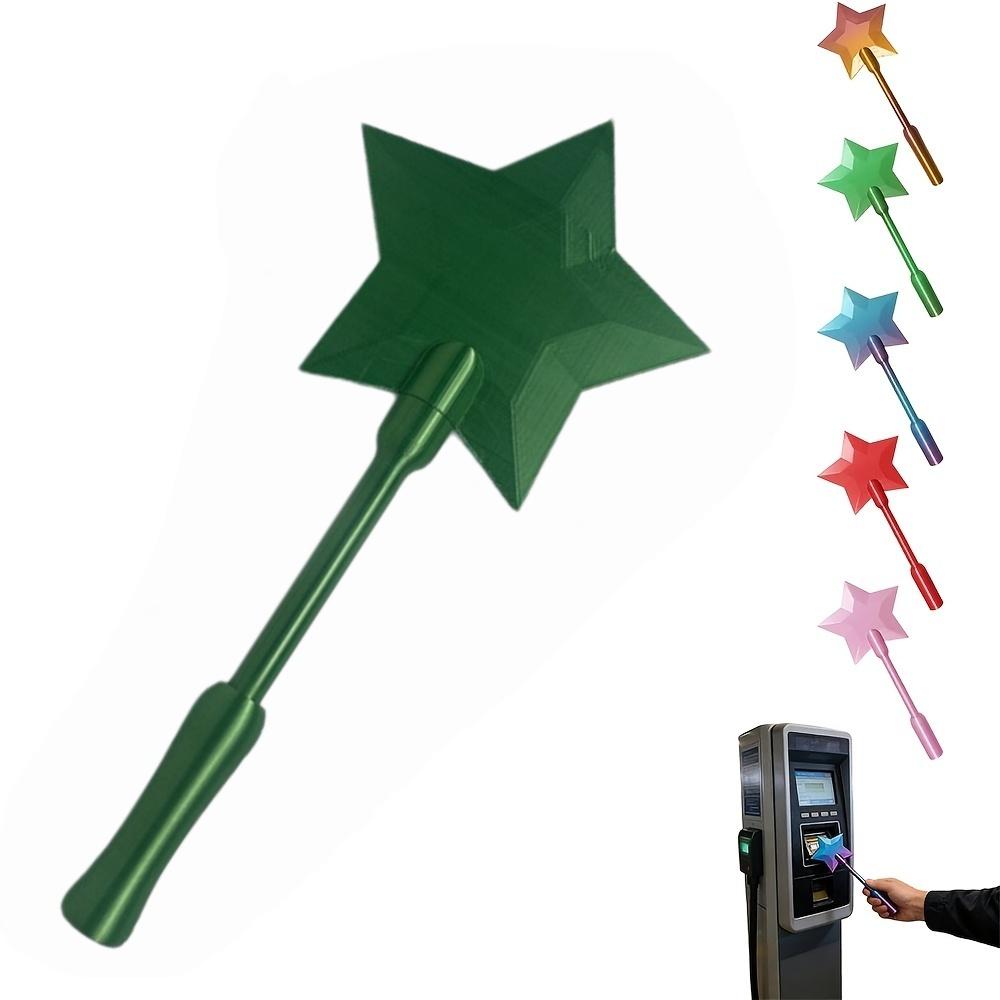 3D Printed Magic Wand Qr Code Payment, Contactless Card Holder, Party Gift, Event Prop, Starlight Magic Wand, Ideal for Card Payments