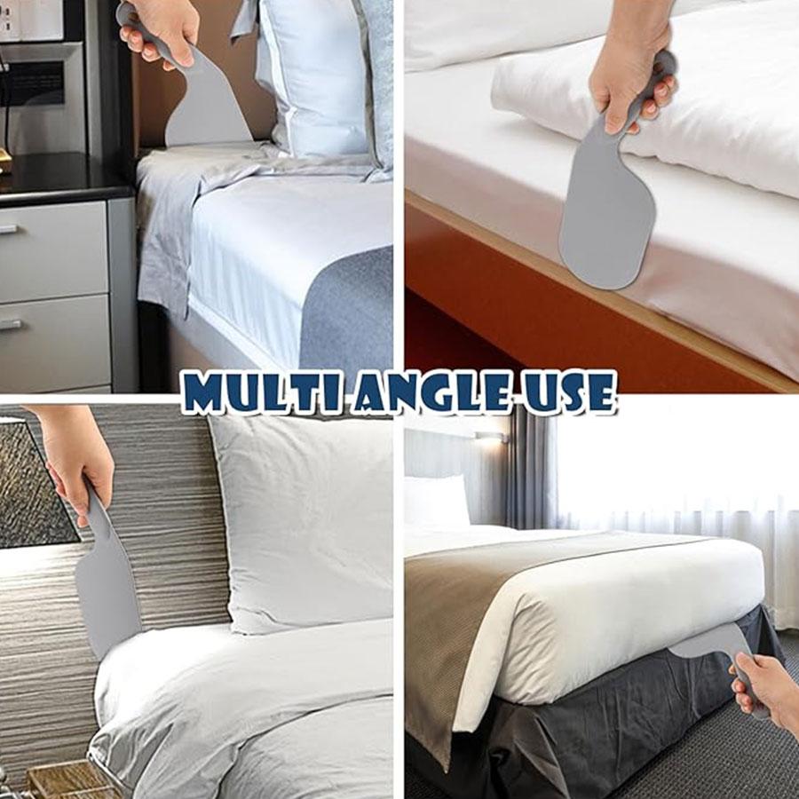 2pcs Bed Sheet Fitting Tool Set, Extended Mattress Raiser for Easy Sheets Changing, Labor-Saving Bedding Organizer Assistant