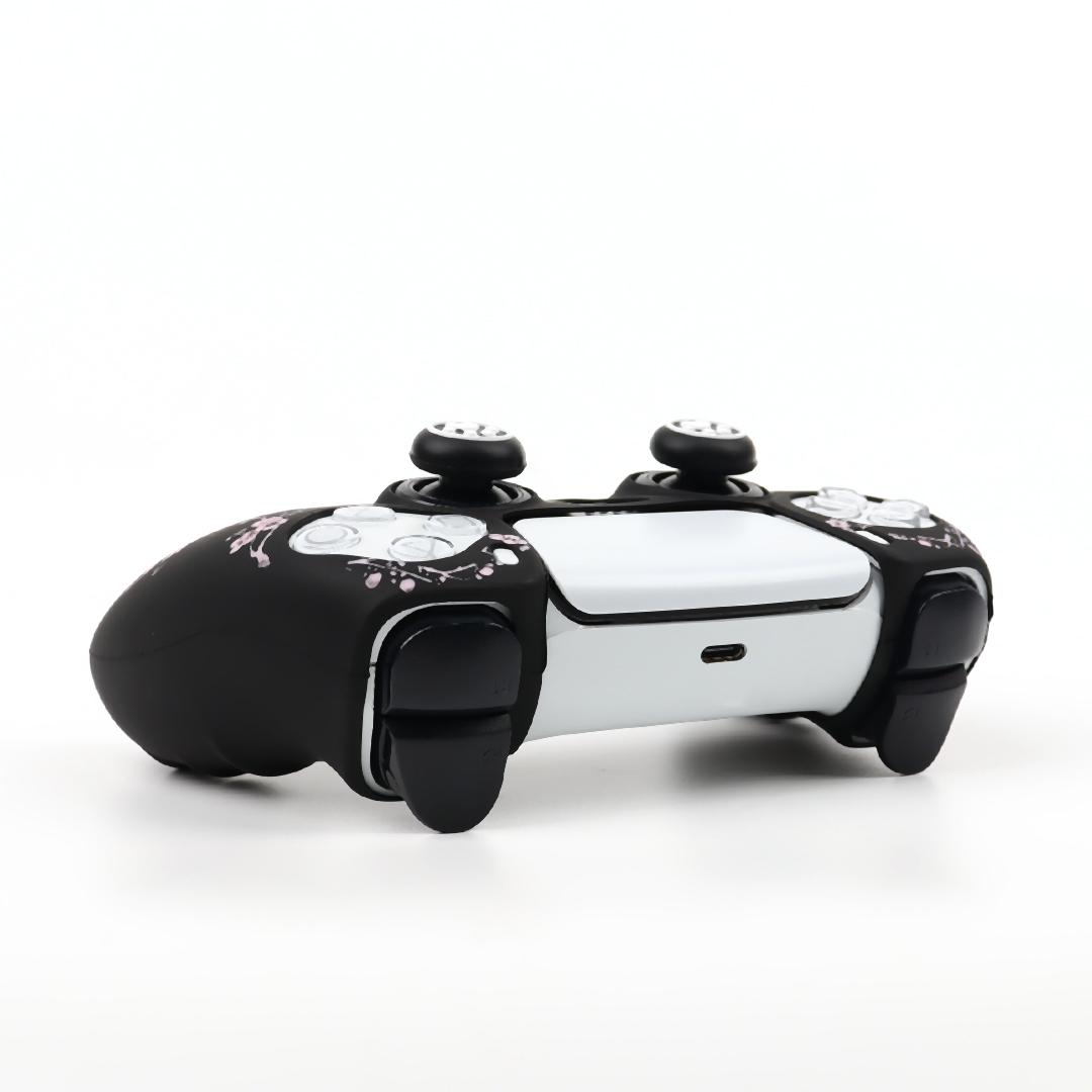 Soft Silicone Protective Case Cover For Playstation 5 Controller Skin Gamepad Games Accessories For PS5 Control with Joystick Caps Thumb Grip