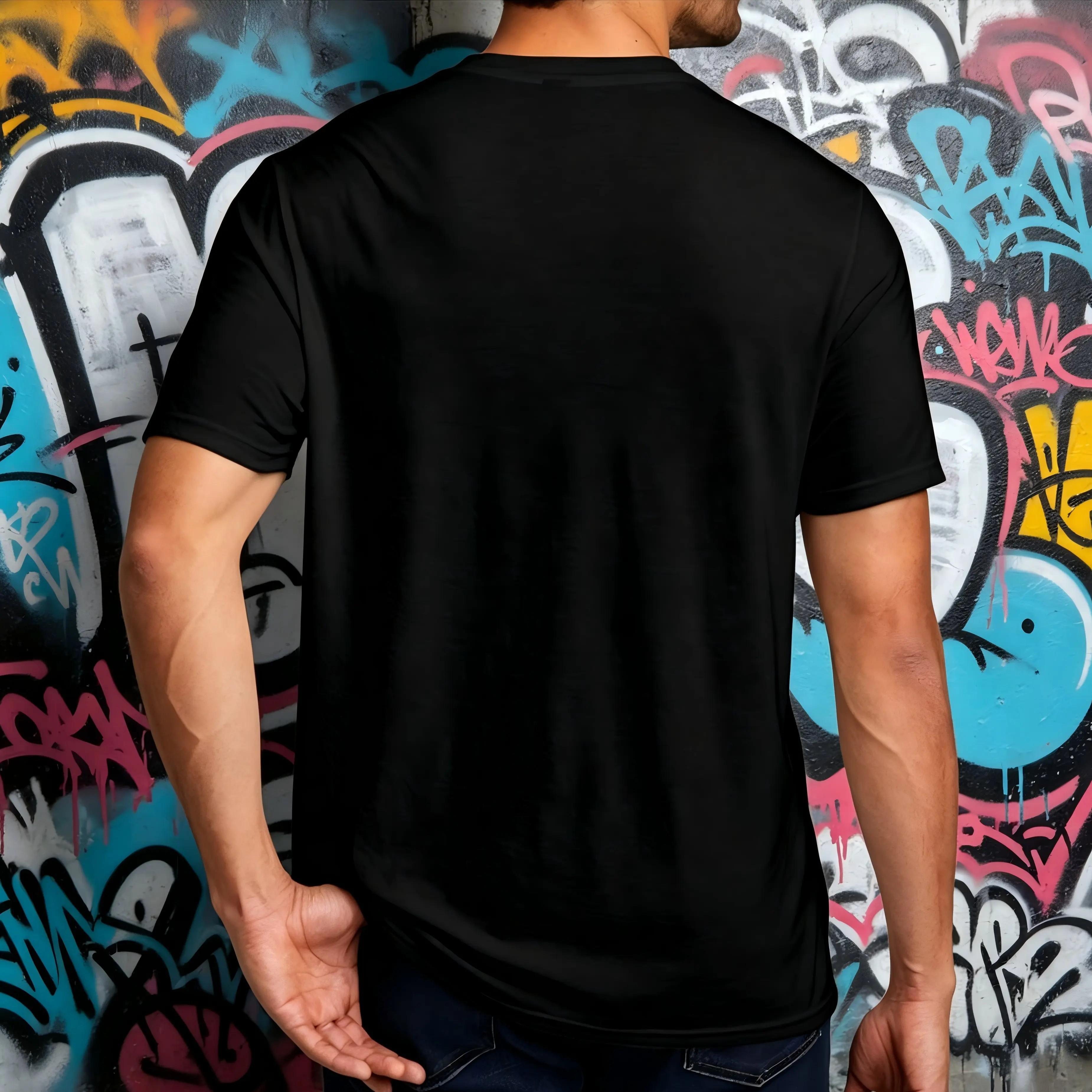 Neegy Cartoon Head Graphic T-Shirt - All Seasons Multi-Size Sports Top with Single Pattern for Sports, Outdoor Activities