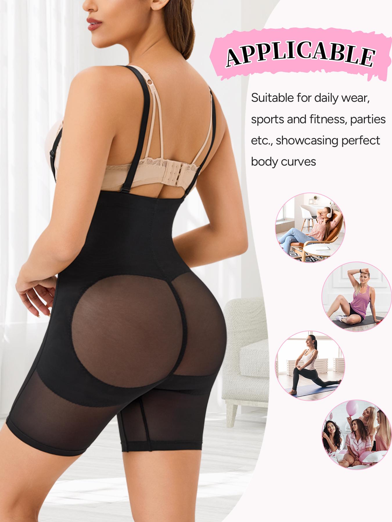 Women's High Waist Panties, Adjustable Straps, Anti-Slip Design, Cross Layer Interior, Perfect for Daily Wear & Special Occasions, High Waist Shaper, High Compression Shapewear