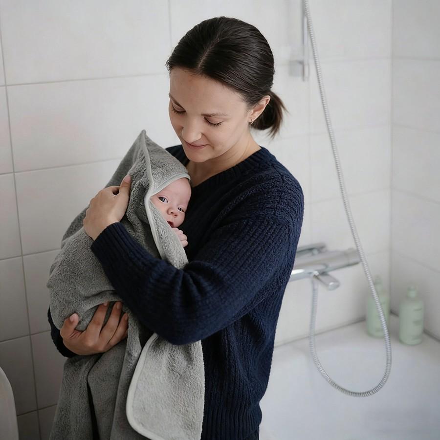 2pcs Baby Hooded Towel Set, Soft Skin-Friendly Wrap Comfortable Bathing Absorbent Cap Towels, Bath Blanket