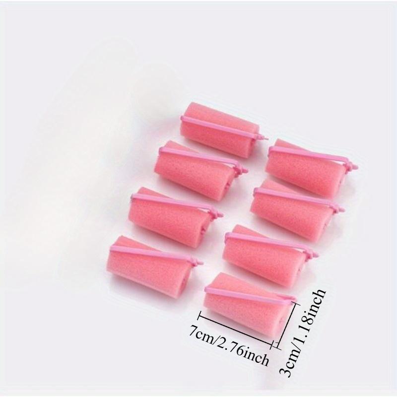 Soft Foam Hair Rollers Pack of 8, Easy Home Styling, No Heat Short & Long Hair Sleep Curlers, Small Sponge Curls, Overnight Use, All Hair Types
