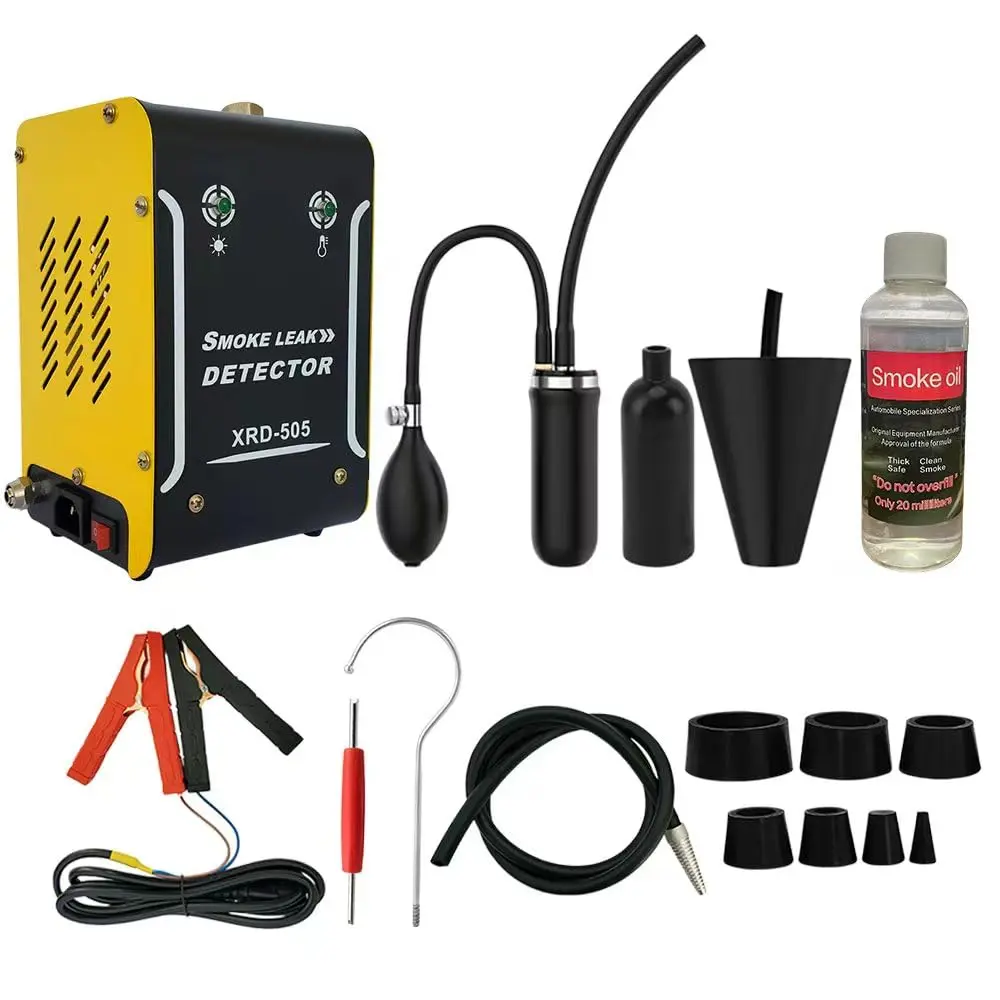Smoke Machine Automotive, All Accessories & 100ml Smoke Fluid for Cars