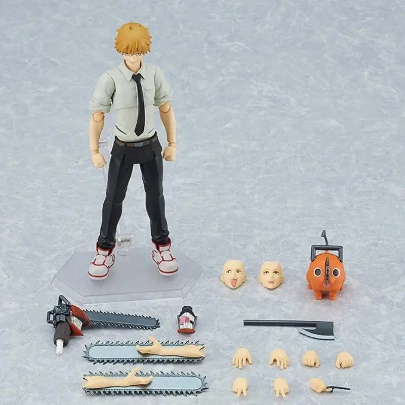 17cm Figma Chainsaw Man Denji 586 Articulated PVC Action Figure - Articulating Figurines, Boxed Collectible Model, Desktop Decoration for Anime Collectors - Figurines for Collectors