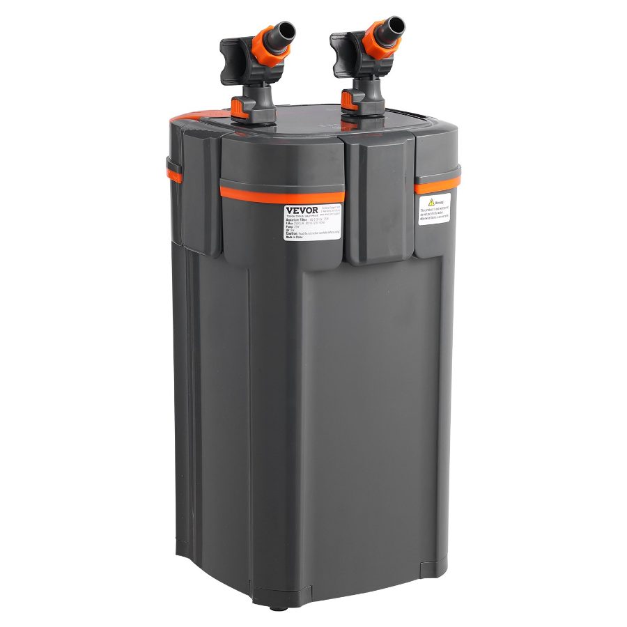 fathersdaygift VEVOR Aquarium Filter 264GPH, 3-Stage Canister Filter 75 Gallon, Ultra-Quiet Internal Aquarium Filter with UV Protection, Submersible Power Filter with Multiple Function for Fish Tanks, 11W