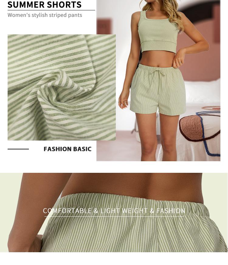 Automet Trendy and striped shorts