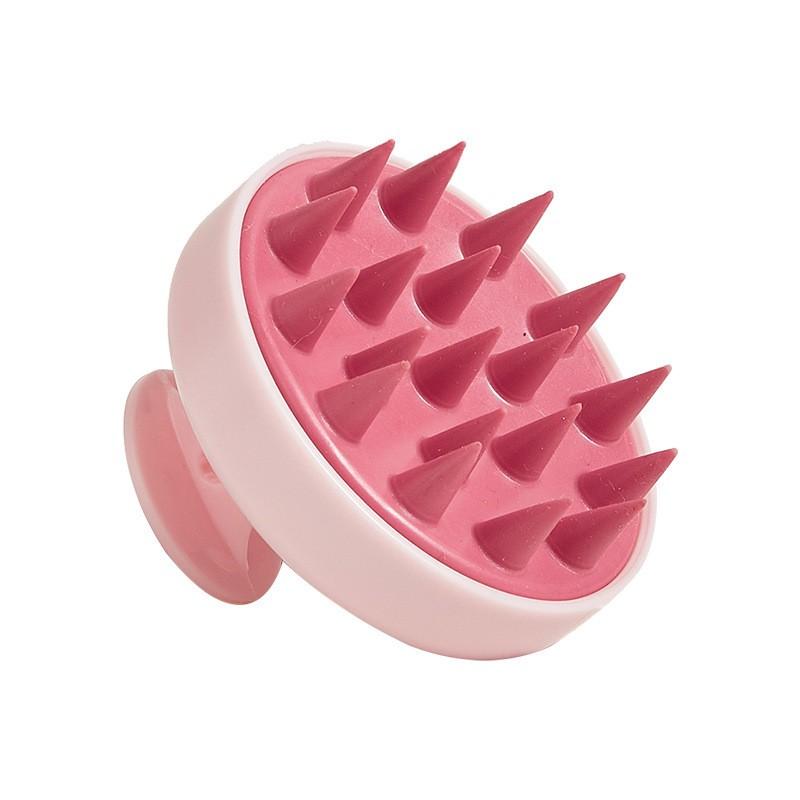 Silicone Hair Washing Massage Brush, Scalp Scrubber, Soft Silicone Bristles for Deep Cleaning, Rounded Tips for Scalp Massage, Family Essential Daily Use