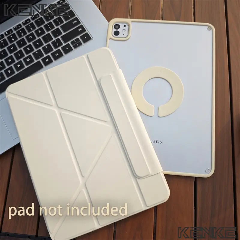 iPad Case 2-In-1 Y-Fold Cover, Detachable Stand, Magnetic Refrigerator Mount, Adjustable Tablet Cover, Smart Tablet Shell, Multi-Functional Protective ipad Air Pro 11 inch pro 13 mini 6/7 a17 pro ipad 10th gen case 11th a16 air 4 5 6 7 8