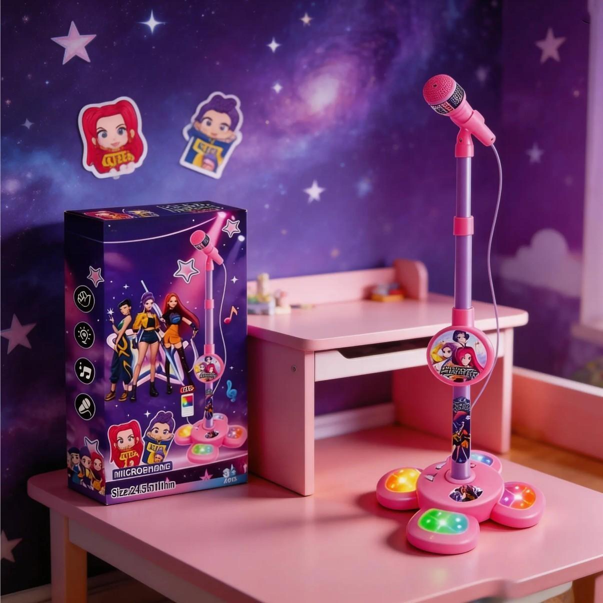 K-pop microphones, guitar toys, karaoke machines with lights, singing machines, fun music toys for girls, birthday gifts for boys and girls, perfect birthday gifts for girls