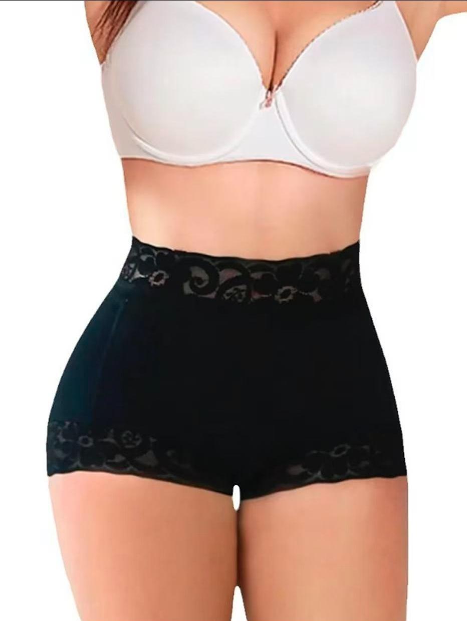 Women's High-Waist Lace Non-Slip Body Shaping Underwear with Waist Control & Buttocks Lifting Invisible Elastic for Weddings Parties Daily Wear SpringStatements
