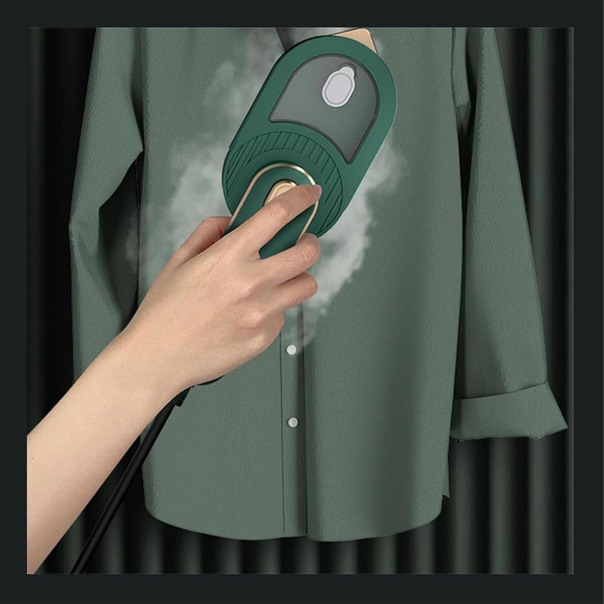 Mini Steamer Travel Iron, Wet and Dry Ironing Clothing Steamers,180° Rotatable,for Travel and Home, Woolen Cloth,Real Silk,Knitted Fabric,Chemical Fiber