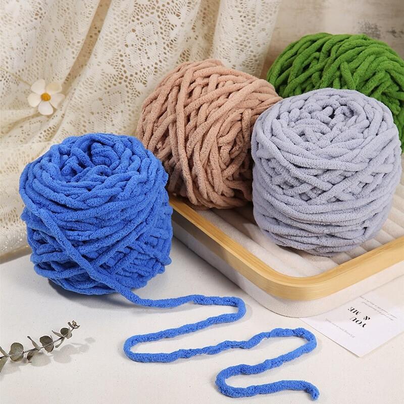 Polyester Yarn Thread Roll, DIY Handmade Knitting Material, Ideal Gift for Crafters & Hobbyists, Soft Polyester Fiber for Sewing Projects