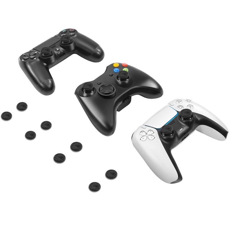 12pcs Ps5/ps4/xbox Controller Joystick Replacement Caps, Grid Texture Mushroom Head Design, Repair Parts for Ps4/ps5/xbox Controllers