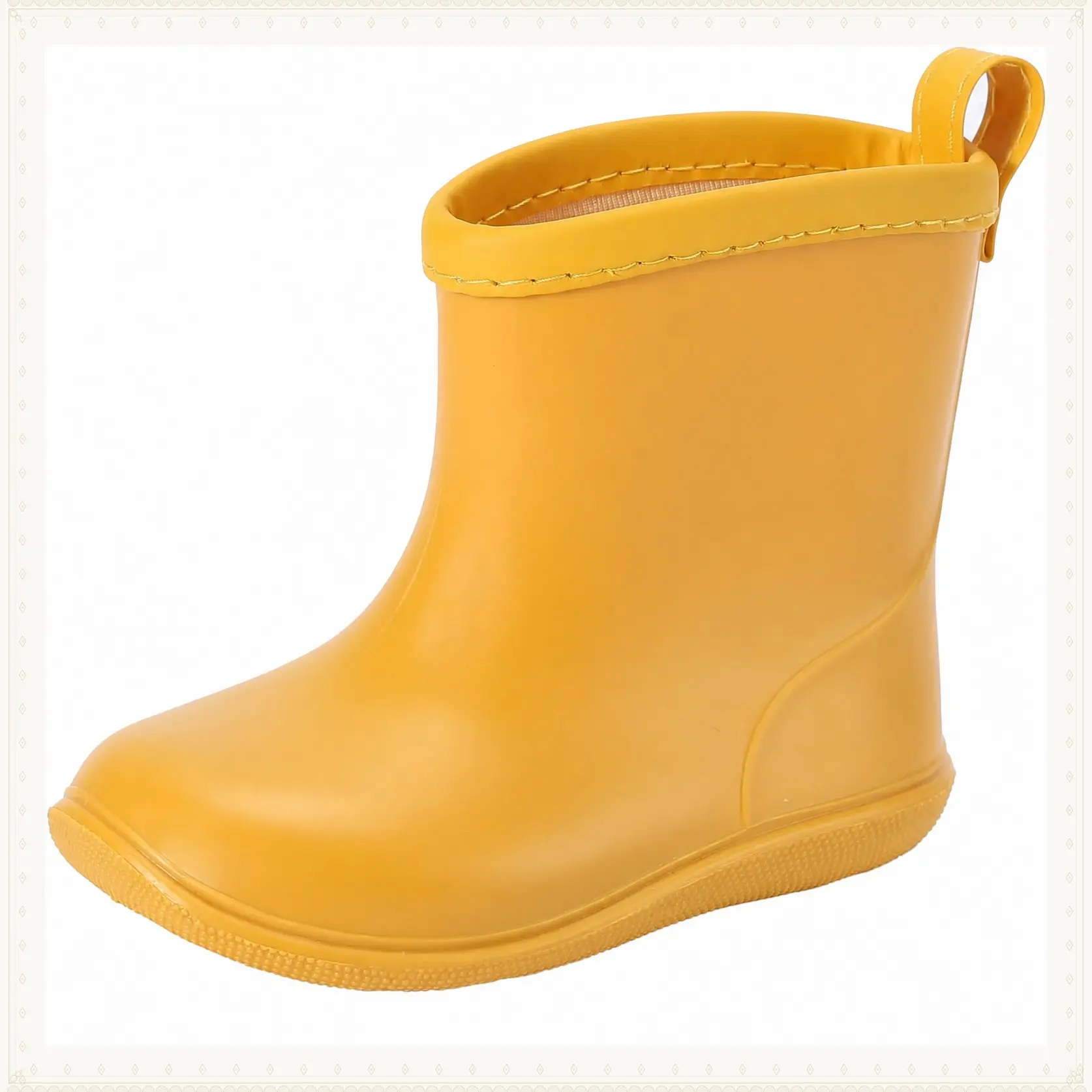 Toddler Rain Boots for Boys Girls Kids Rain Shoes Baby Rain Boots | Waterproof & Lightweight & Easy to Slip on and off & Soft & DurabilityGift
